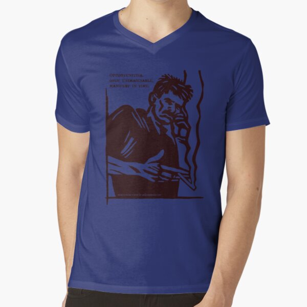 Mobile Phone Poetry V-Neck T-Shirt