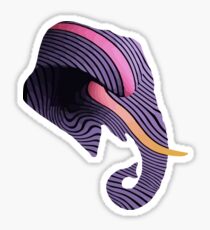 Tame Impala Currents Elephant Sticker