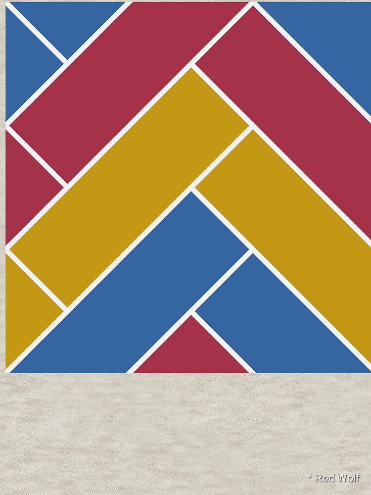 Geometric Pattern: Herringbone: Summer by redwolfoz