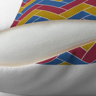 Alternate view of Geometric Pattern: Herringbone: Summer Throw Pillow