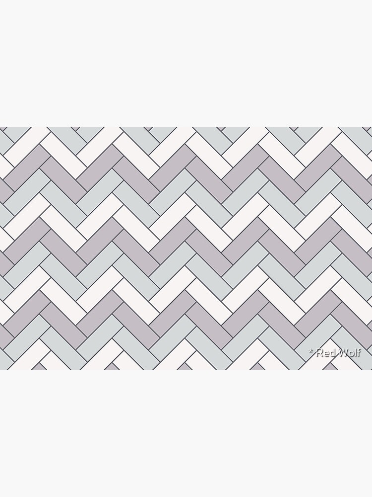 Geometric Pattern: Herringbone: Winter by redwolfoz