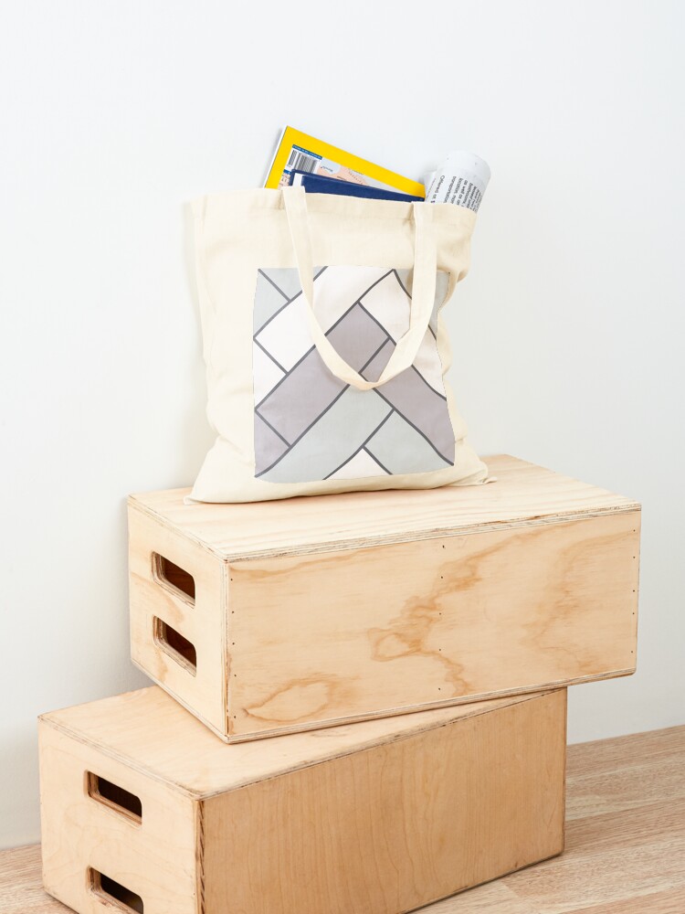 Alternate view of Geometric Pattern: Herringbone: Winter Tote Bag