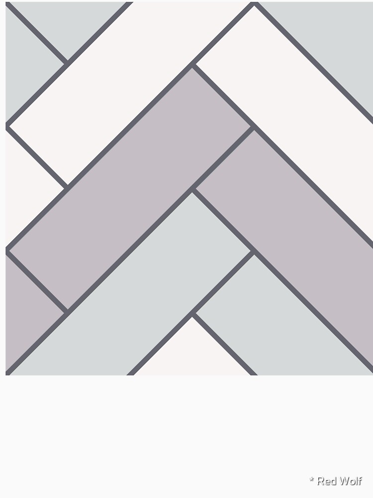 Geometric Pattern: Herringbone: Winter by redwolfoz