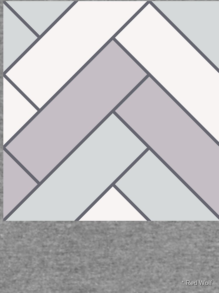 Geometric Pattern: Herringbone: Winter by redwolfoz