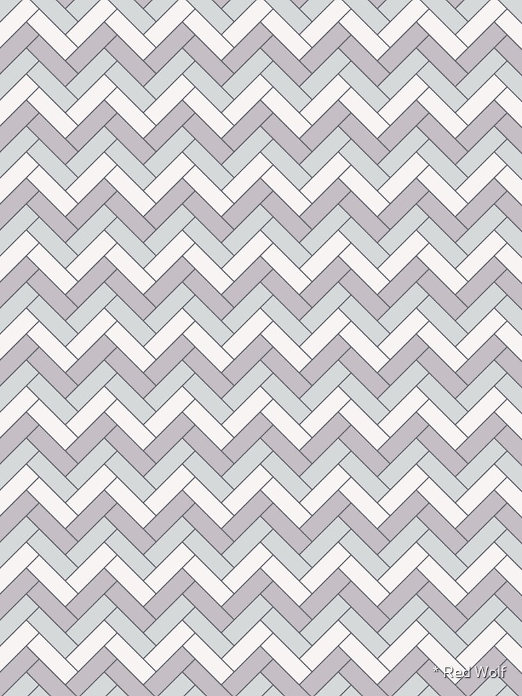 Geometric Pattern: Herringbone: Winter by redwolfoz