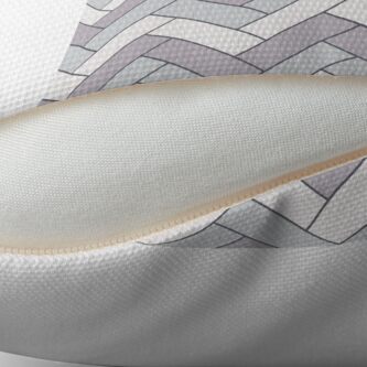 Alternate view of Geometric Pattern: Herringbone: Winter Floor Pillow
