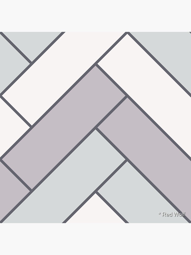 Geometric Pattern: Herringbone: Winter by redwolfoz