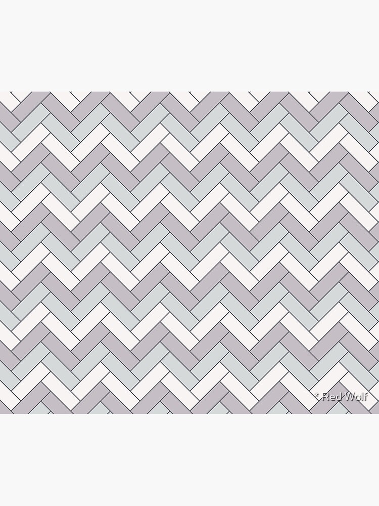 Geometric Pattern: Herringbone: Winter by redwolfoz