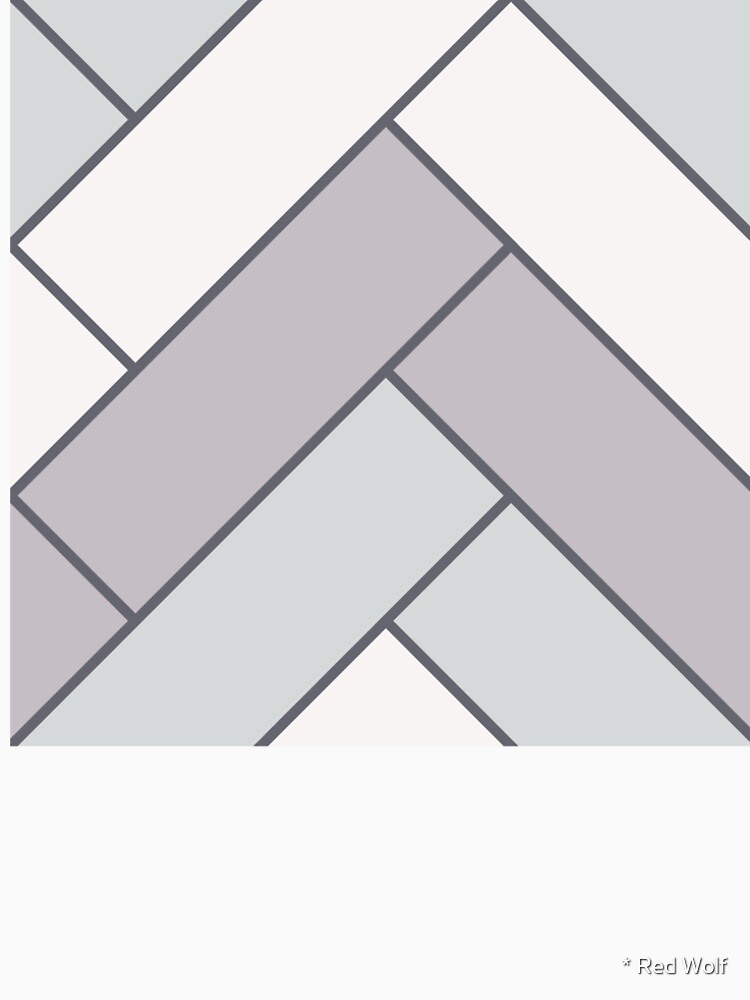 Geometric Pattern: Herringbone: Winter by redwolfoz