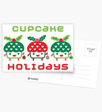 Cupcake Holidays - card Postcards