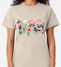 Sunbirds & Proteas On Grey Classic T-Shirt
