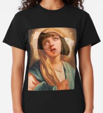 Camiseta clásica Virgin Mia Damn Pulp Fiction Mia Wallace Camiseta