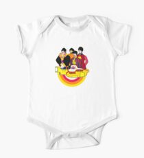 Yellow Submarine - Pop Art Short Sleeve Baby One-Piece
