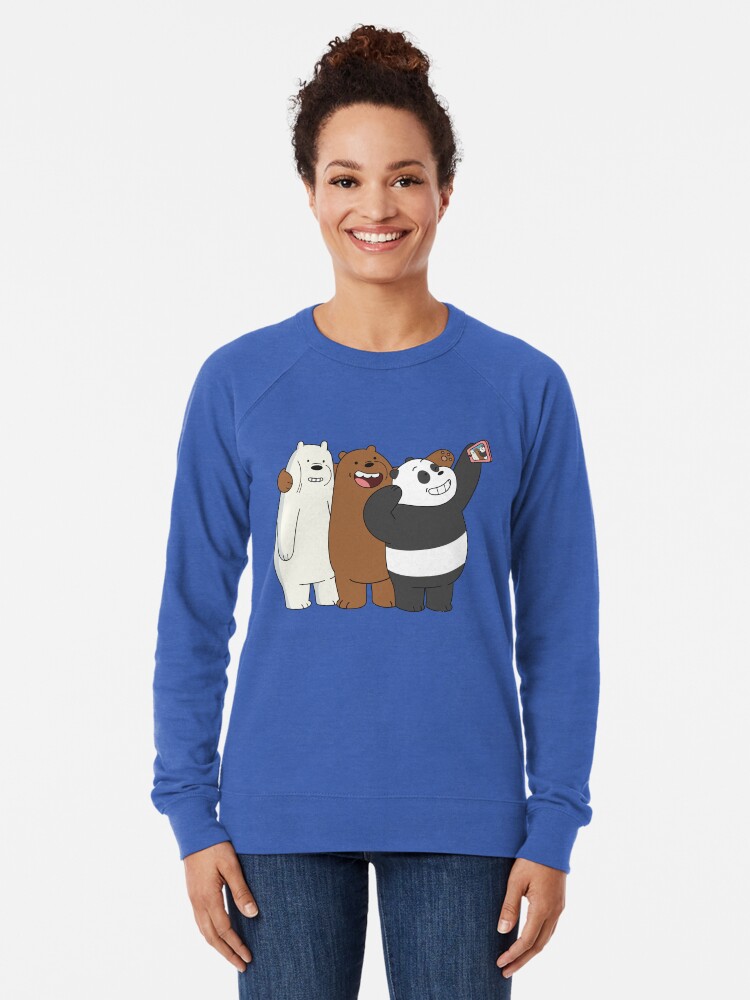 Alternate view of We Bare Bears Lightweight Sweatshirt