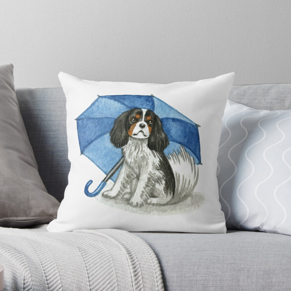 cavalier king charles spaniel pillow