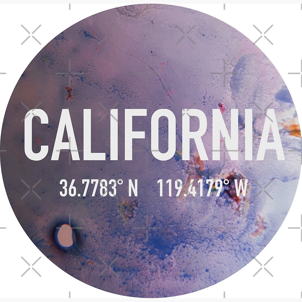 California Coordinates — Poster