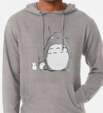 Totoro und Sprite Leichter Hoodie