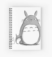 Totoro and Sprite Spiral Notebook