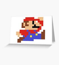 8-bit Mario Greeting Card