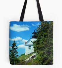 Different POV of Bass Cove Light Tote Bag