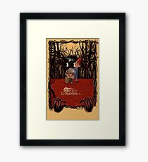 Retro 30s Over the Garden Wall ™ Framed Print