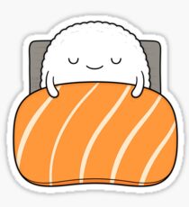 Sleepy Sushi Bed Sticker