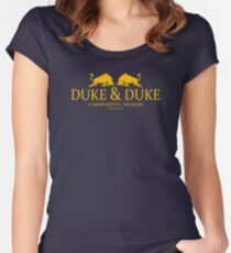 Duke and Duke Women's Fitted Scoop T-Shirt