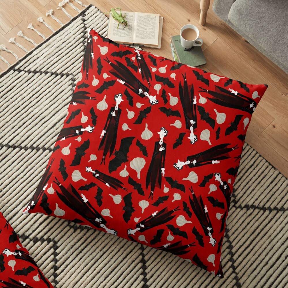 Coussin de sol « Vampire »