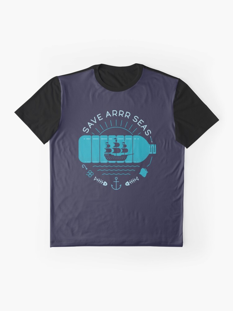 Alternate view of Save Arrr Seas Graphic T-Shirt