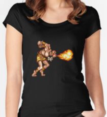 Yoga Flame Women's Fitted Scoop T-Shirt