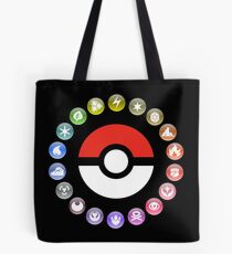 Pokemon Type Wheel Tote Bag