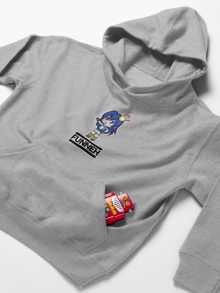 Alternate view of Funneh Gacha Style Kids Pullover Hoodie