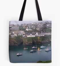 Panorama of Port Isaac Tote Bag