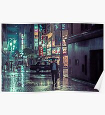 The Smiling Man // Rainy Tokyo Nights Poster