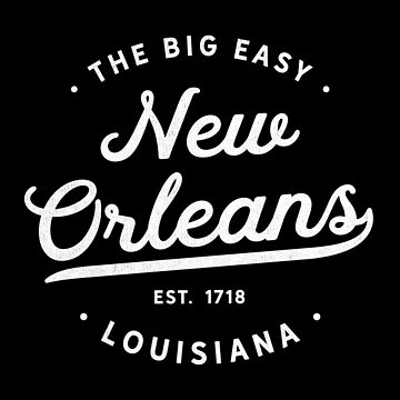 Classic Retro Vintage New Orleans Louisiana Casual Big Easy T-Shirt