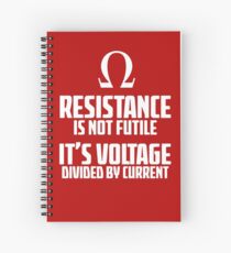 Funny Electrician - Physics T Shirt Spiral Notebook
