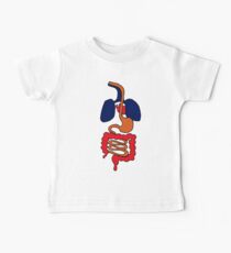 Funny digestive system. Cartoon version Baby Tee