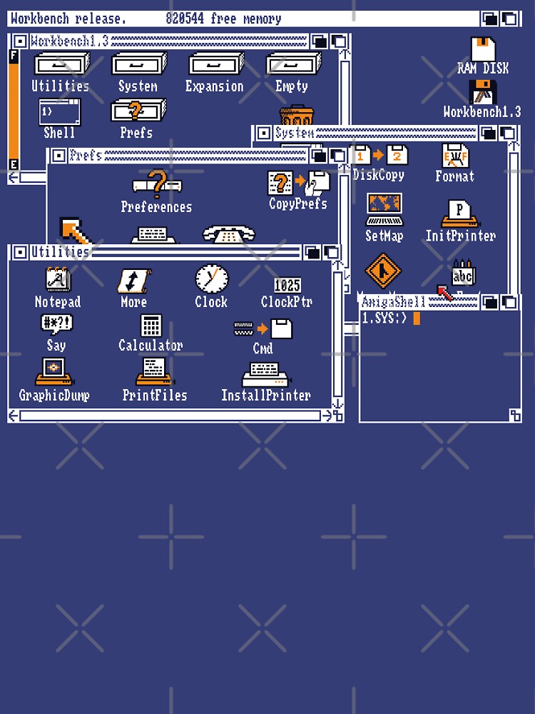 NDVH Amiga Workbench 1.3 by nikhorne