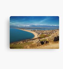 Chesil Beach, Westward Canvas Print