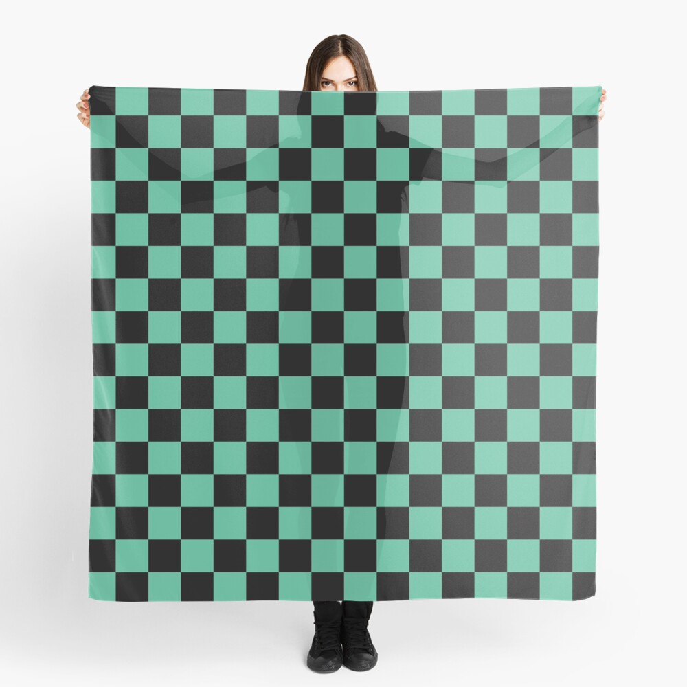 Demon Slayer Tanjirou Kamado Haori Pattern Scarf