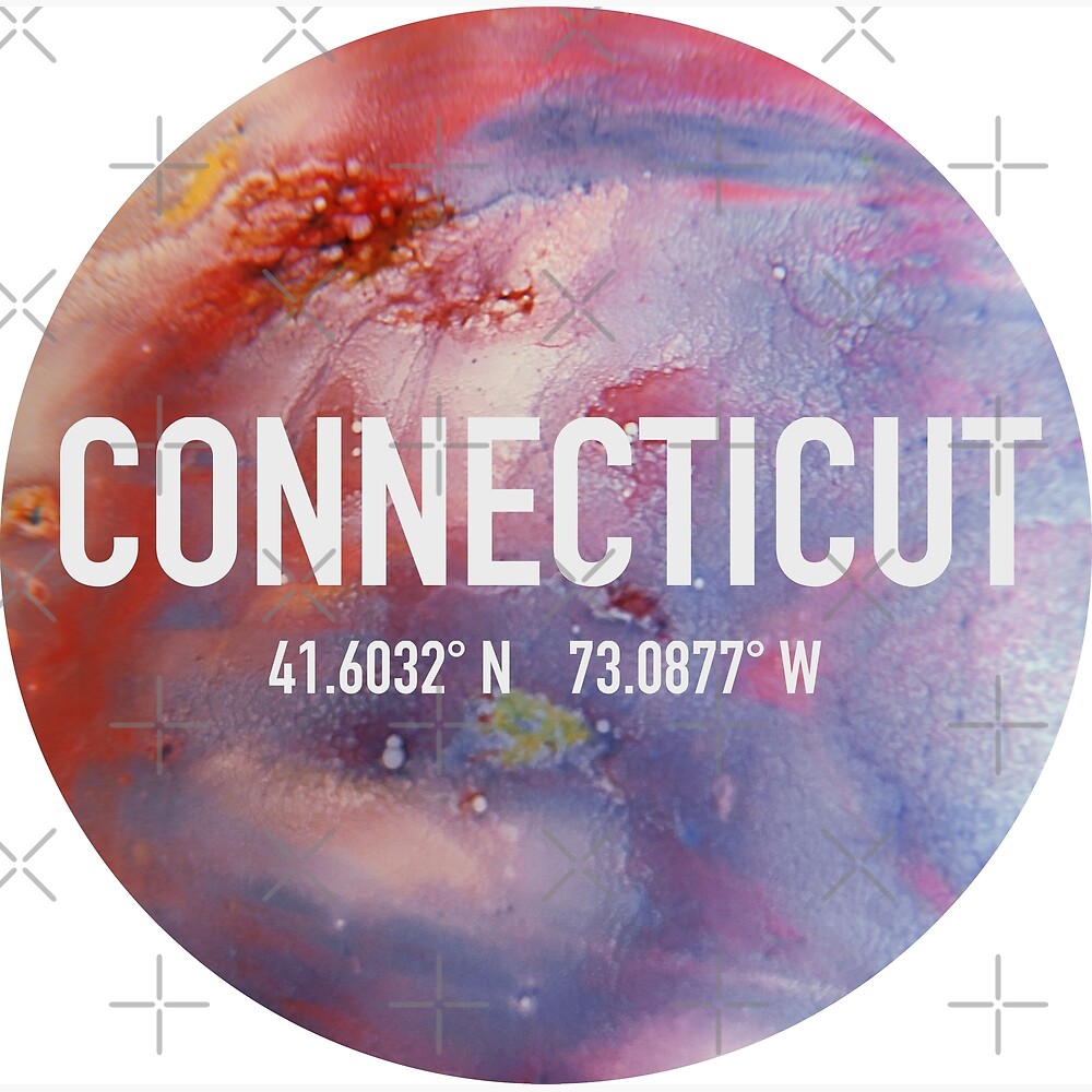 Connecticut Coordinates — Poster