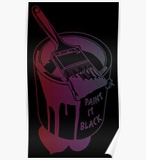 Paint It Black - Rolling Stones Poster