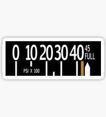 SCBA Air Bottle Gauge Sticker