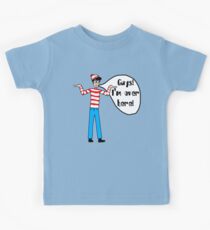 Wally's Here Kids Tee