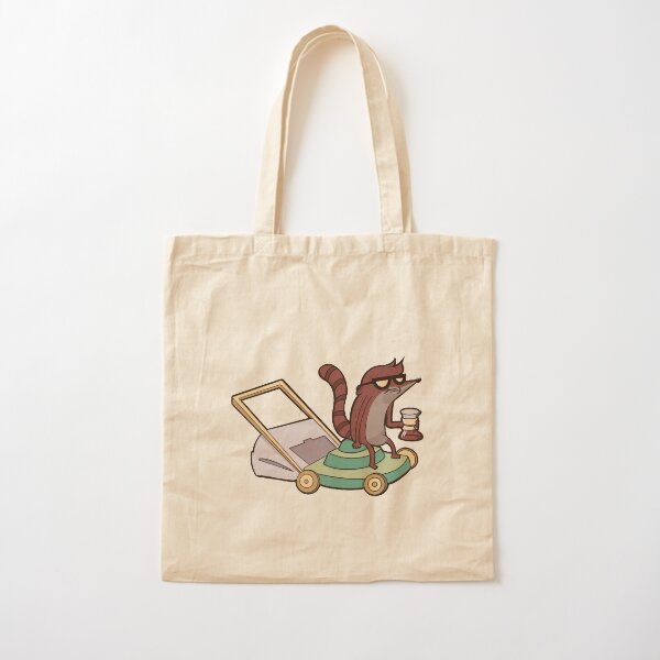 Hipster Coffee & Rigby Cotton Tote Bag