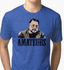 The Big Lebowski Walter Sobchak Amateurs Color T-Shirt Tri-blend T-Shirt