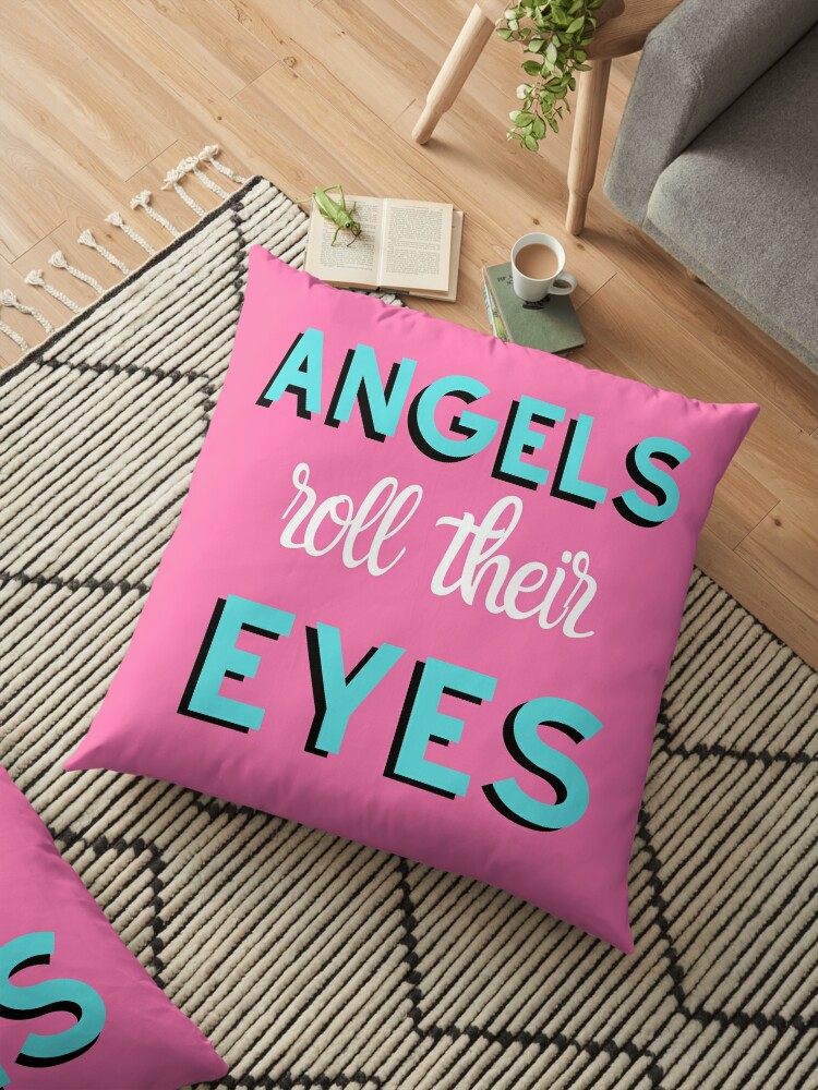 Devils Roll The Dice Angels Roll Their Eyes Taylor Swift Lover Album Cruel Summer Lyrics Floor Pillow By Bombalurina