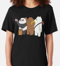 We Bare Bears Slim Fit T-Shirt
