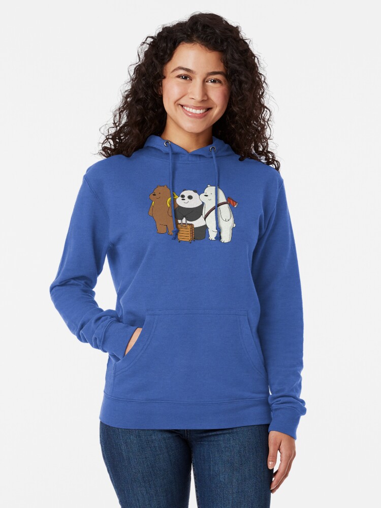 Alternate view of We Bare Bears Lightweight Hoodie