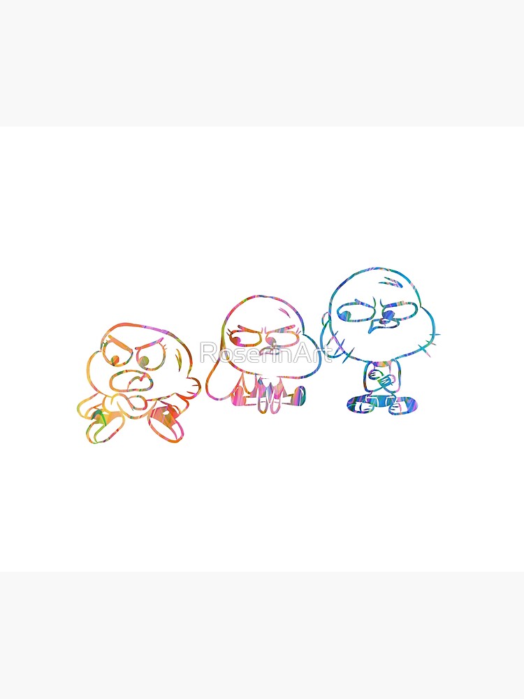 Mad Darwin, Anais, and Gumball - The Amazing World of Gumball by RoserinArt